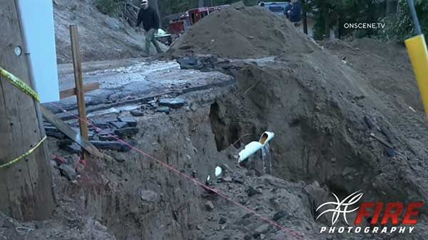 Water main break causes damage | News | mountain-news.com