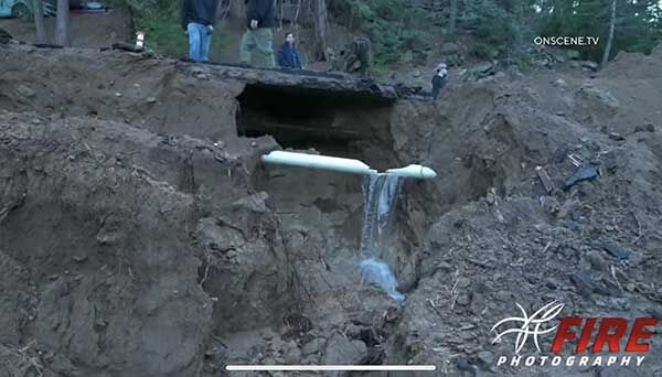 Water main break causes damage | News | mountain-news.com