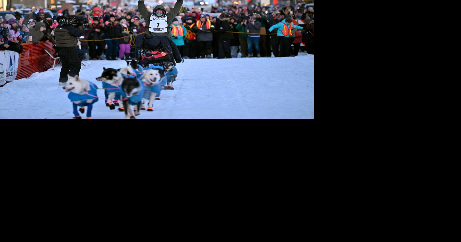 Alabama native Jessie Holmes repeats as champion of the grueling Iditarod sled dog race