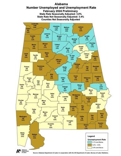 Walker County unemployment rises to 3.6 percent | News | mountaineagle.com