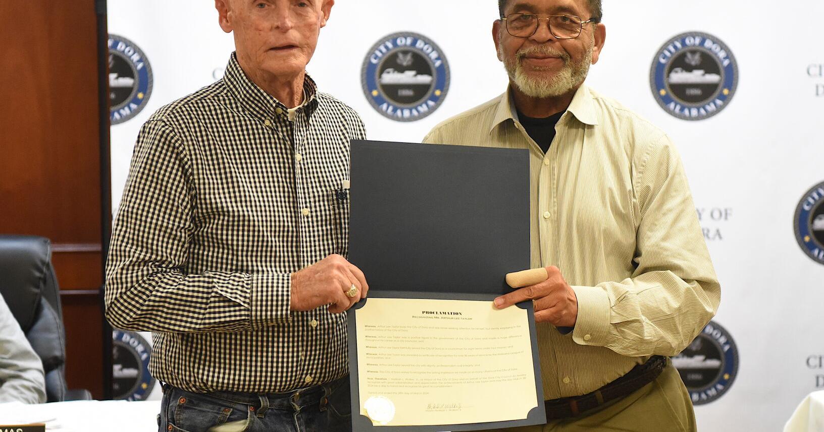 Dora recognizes former longtime council member - Vimarsana News