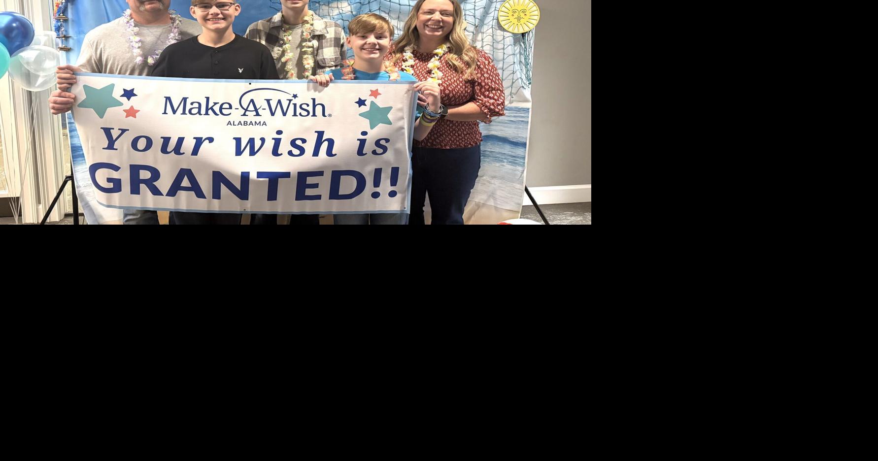 Dora teen has wish granted through Make-A-Wish Alabama