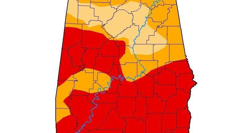 Walker County now in moderate drought; extreme is nearby