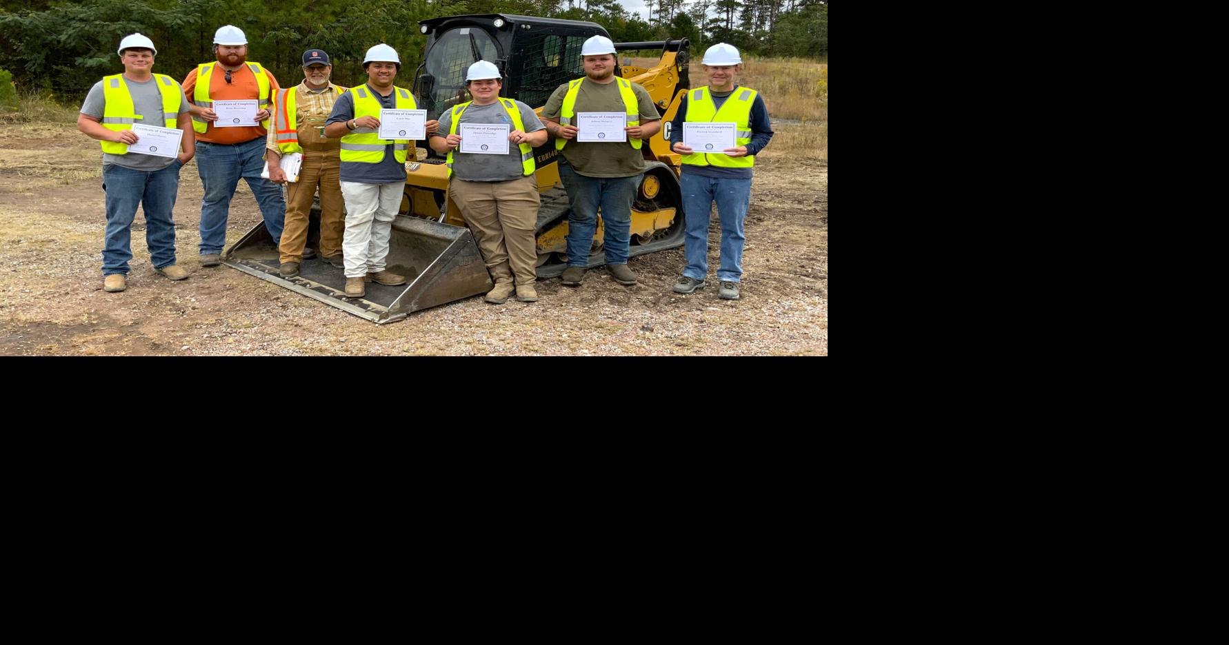 Men complete skid steer certification class at Bevill State News