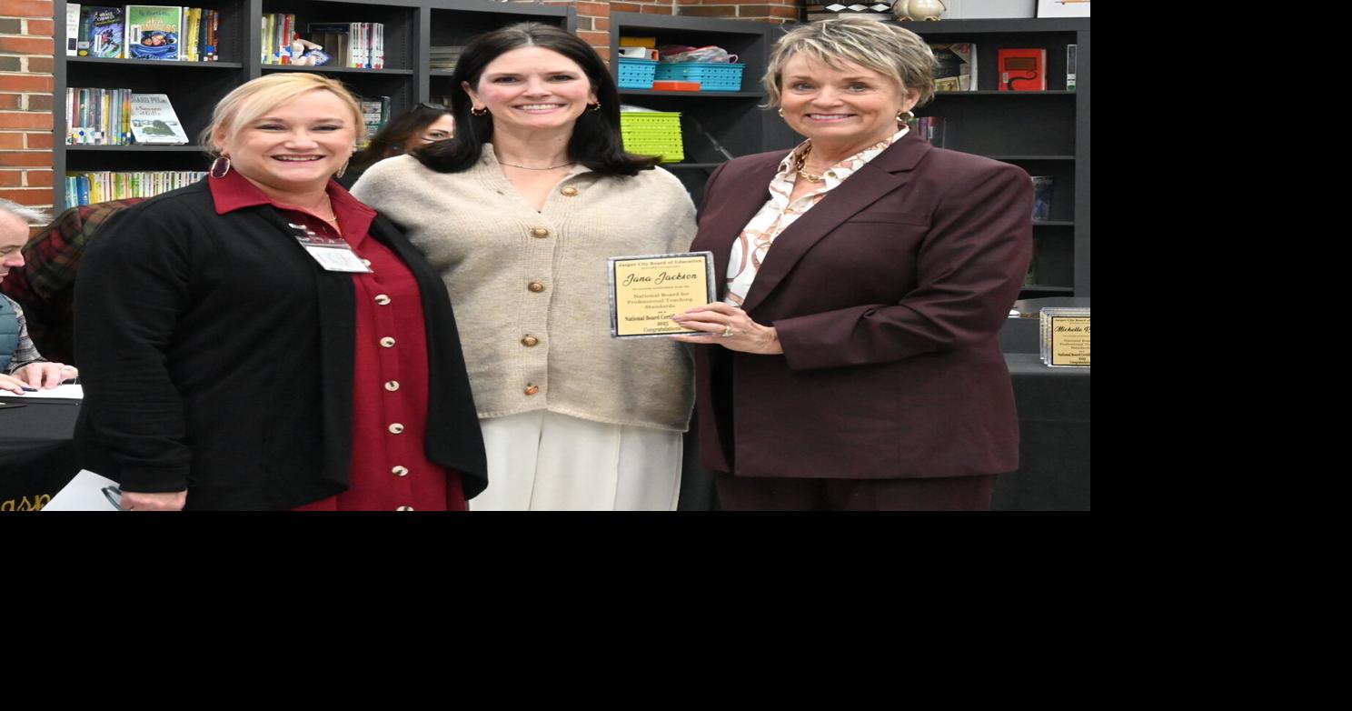 Jasper teachers honored for National Board Certification