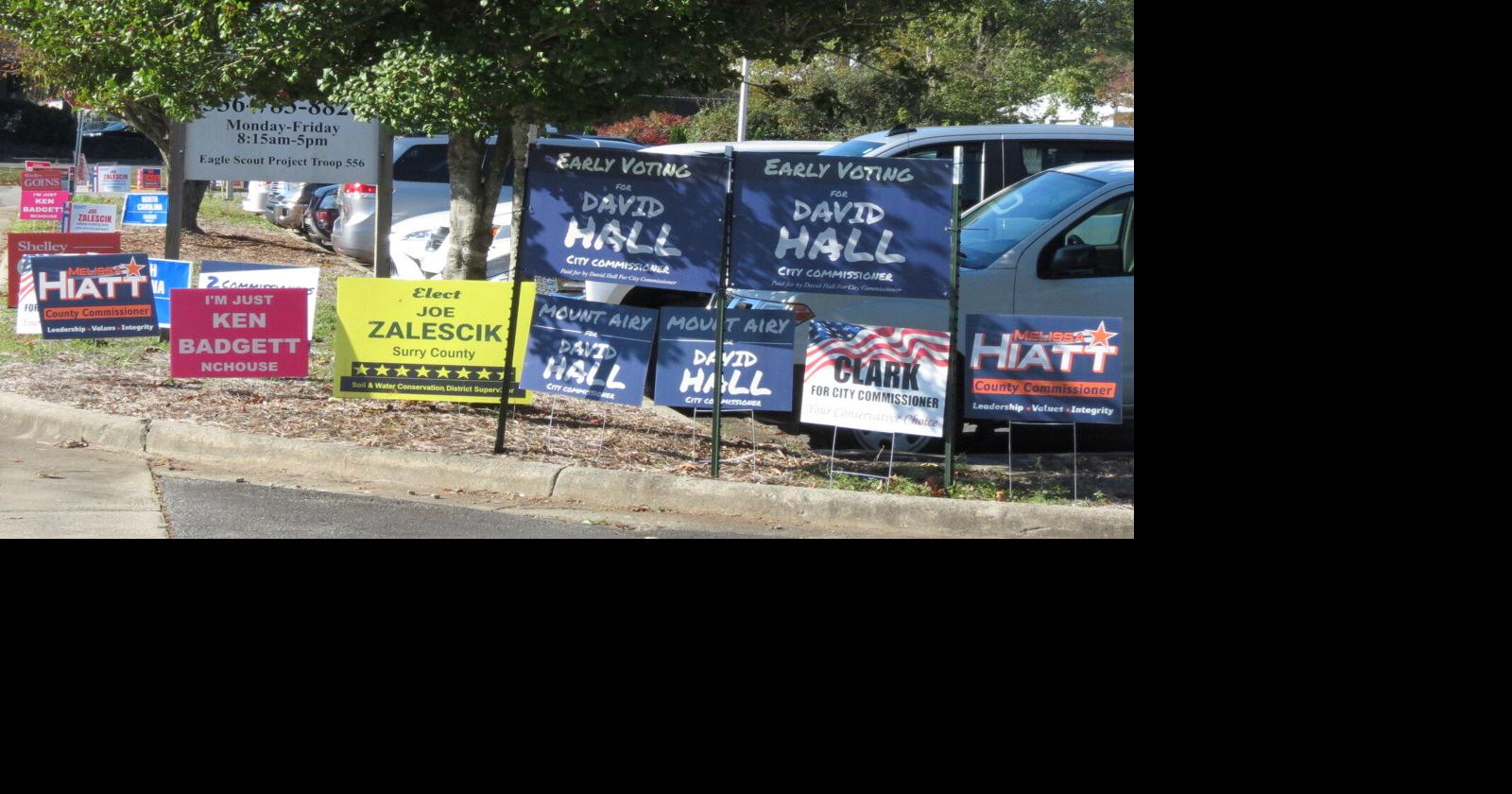 Rash of campaign sign thefts intensifies | News | mtairynews.com