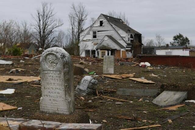 Staples building now 'store' for tornado victims