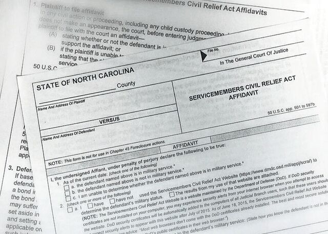 Military service form needed in all civil cases | Local News |  mtairynews.com