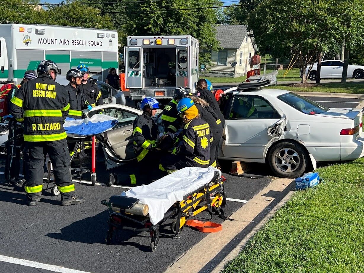 Mock wreck shows dangers of texting, driving | Health | mtairynews.com