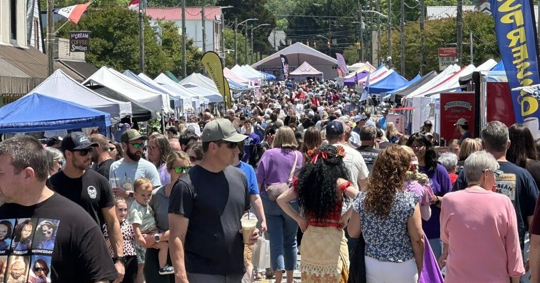 Downtown Pilot Mountain bursts at the seams for Mayfest