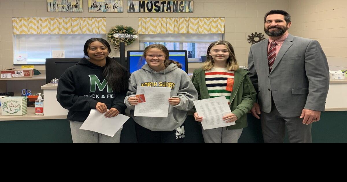 Meadowview Middle Red Ribbon essay contest winners | News | mtairynews.com