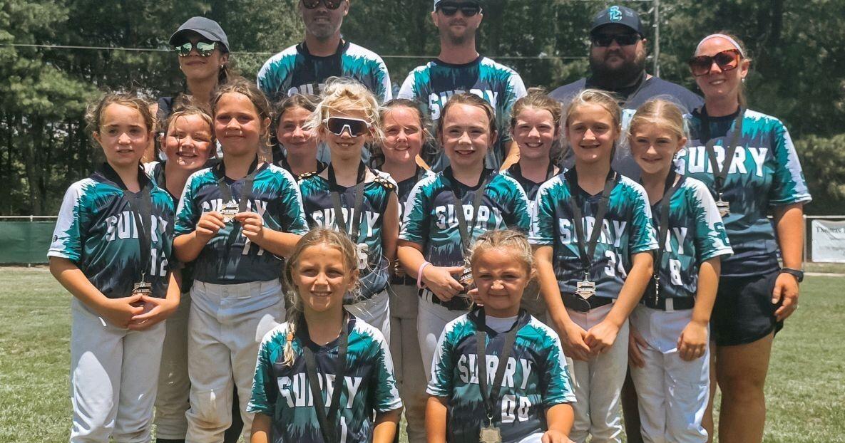 Surry 8U all-stars finish runner-up at softball state tournament