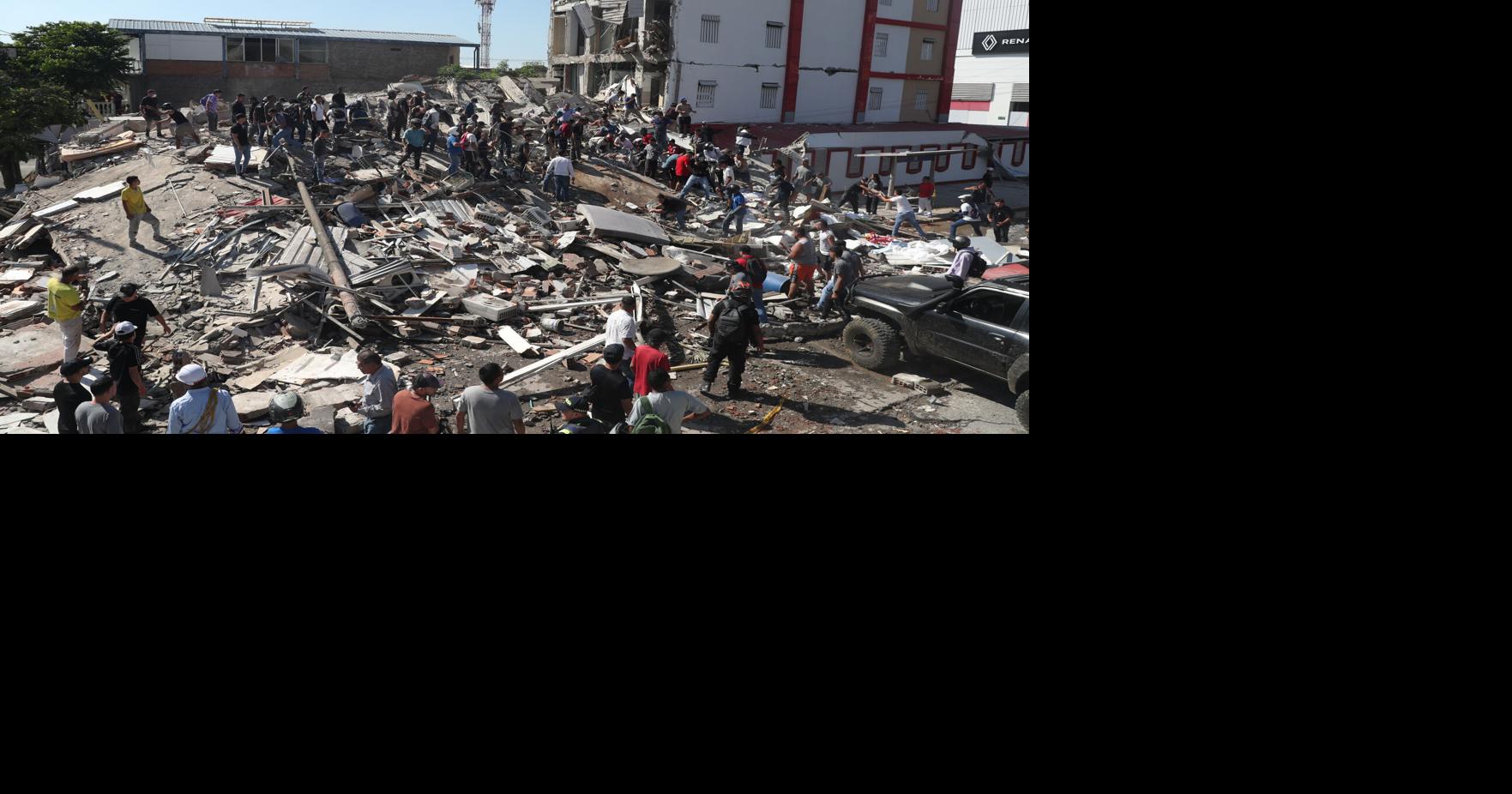 Magnitude-7.4 quake hits western Colombia, collapsing buildings and killing at least 79 people