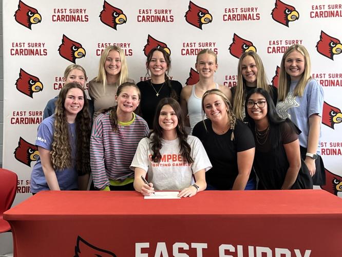 East Surry’s Claire Hull signs with Campbell Swimming | Sports ...