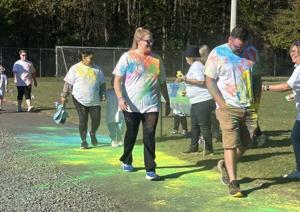YVEDD hosting Domestic Violence Awareness color walk