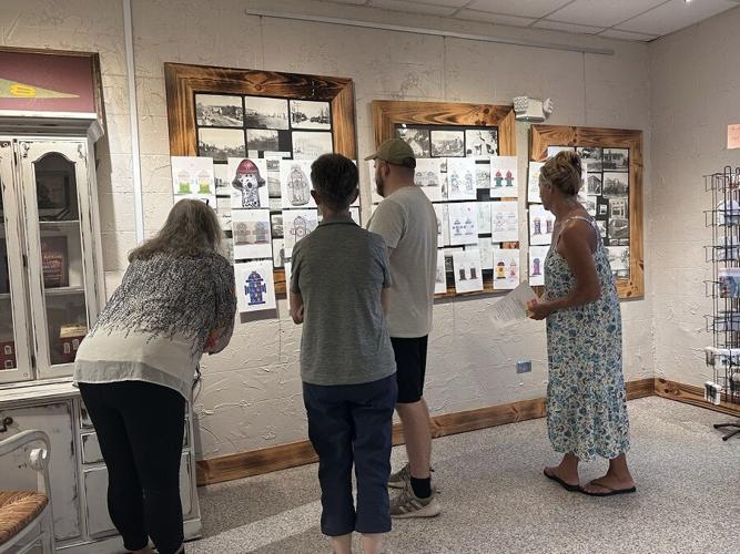 Pilot Mountain downtown art project unveils dazzling designs