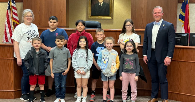Dobson Elementary students artwork on display at Surry County Courthouse - Vimarsana News