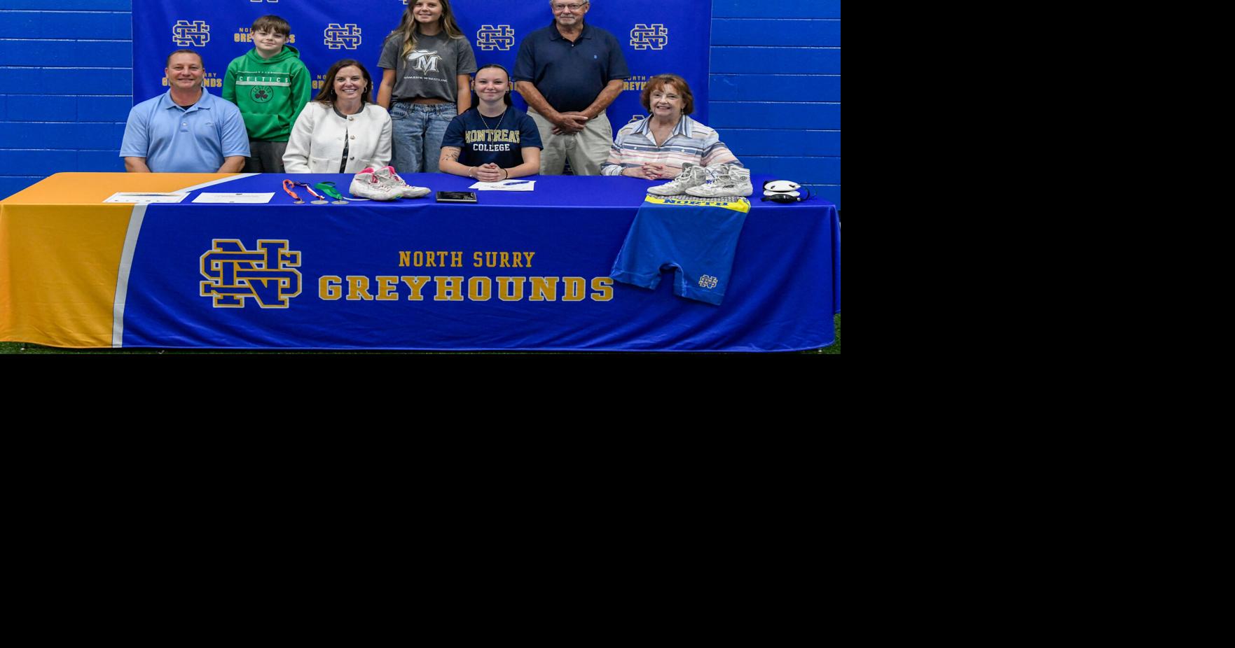 North Surry's EmmaGrey Dorsett signs to wrestle at Montreat