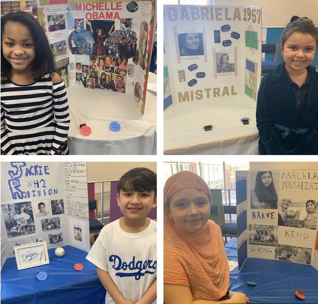 Eastridge students create 'wax museum' of current and historical leaders