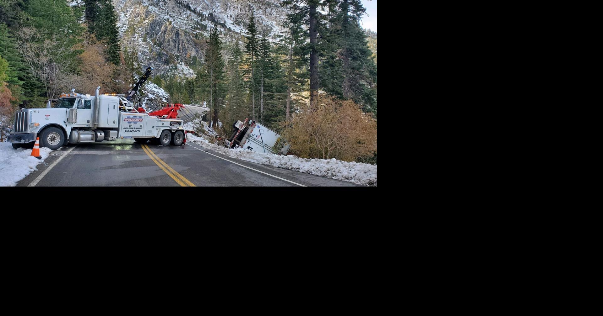 Big rig recovery takes days in snowstorm crash | News | mtdemocrat.com