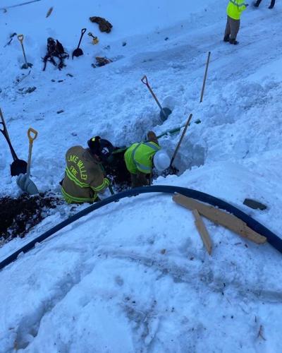 Snow hides hydrant as fire crews respond to explosion | News ...