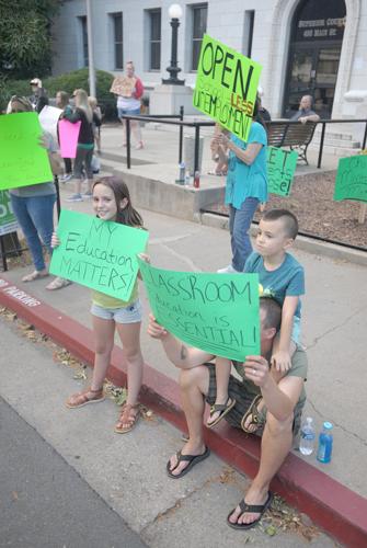 Parents, students rally to reopen schools | News | mtdemocrat.com