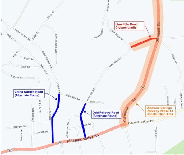 Lime Kiln Road closed for construction until August News