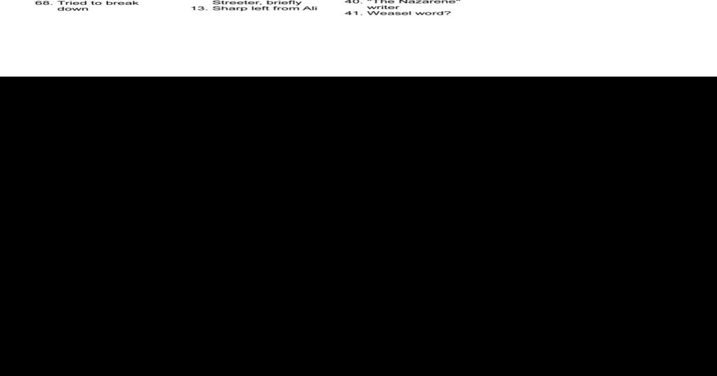 American Profile Crossword News