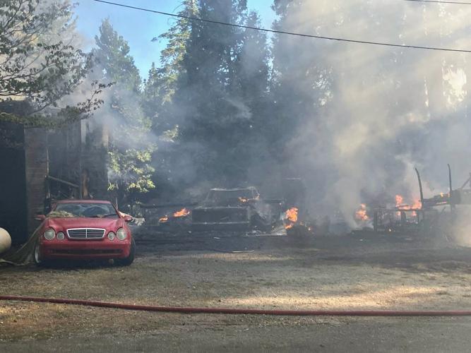2 homes burned in Pollock Pines fire News