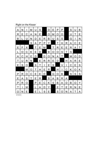 American Profile Crossword News mtdemocrat com