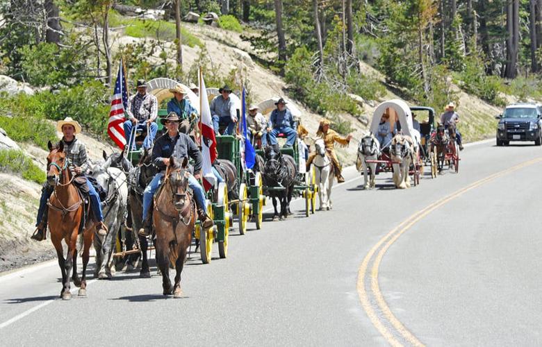 Highway 50 Wagon Train hitching up at Tahoe News