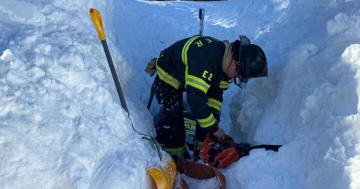 Snow hides hydrant as fire crews respond to explosion | News ...