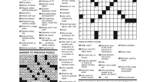 New York Times Crossword News mtdemocrat com New York Times Crossword News mtdemocrat com