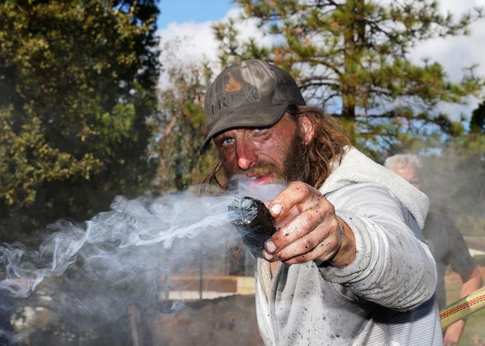 Smokeless fire? Biochar Symposium demonstrates flame-topped kiln | News ...