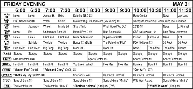 TV Listings | News | mtdemocrat.com