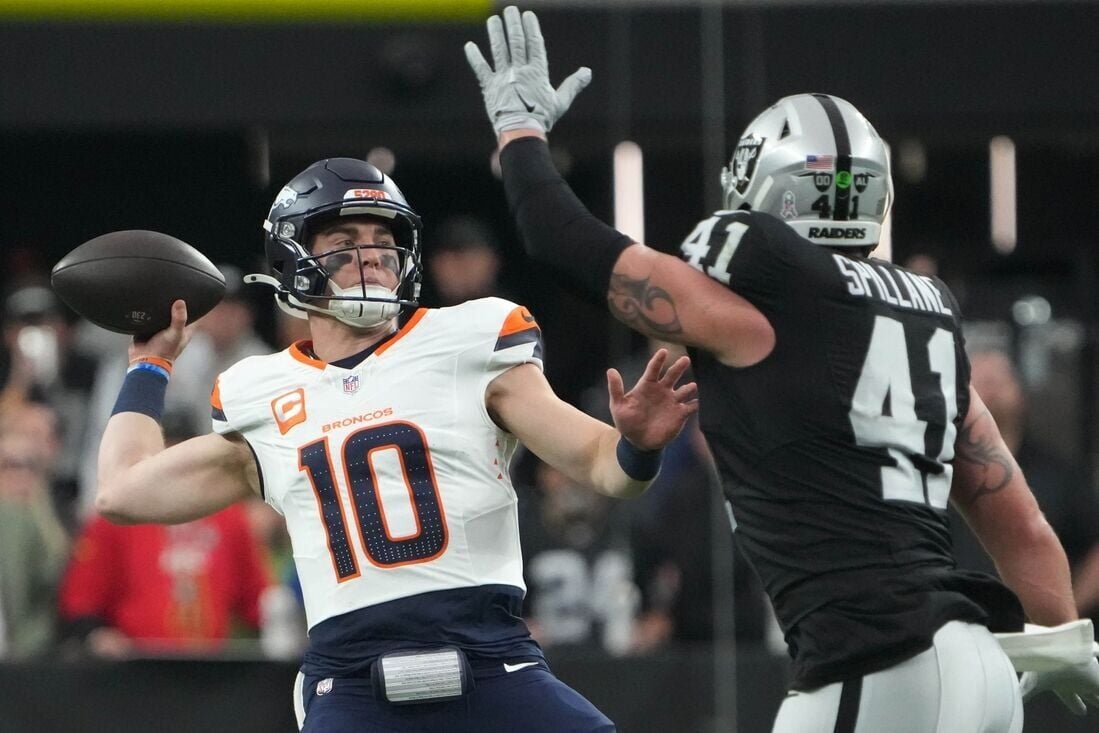 Bo Nix Leads Broncos To Season Sweep Of Raiders | National | Mtdemocrat.com