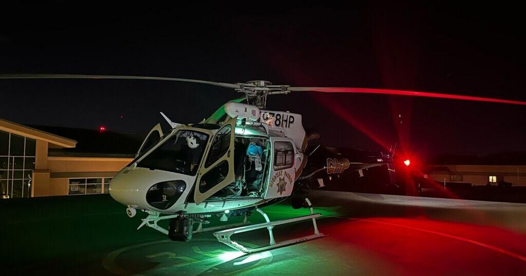 Motorcyclist flown to hospital with major injuries after crash | News ...