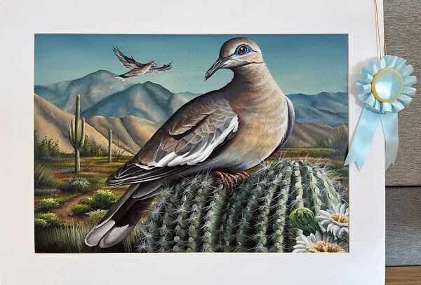 Oregon artist wins 2024 California Upland Game Bird Stamp Art Contest ...