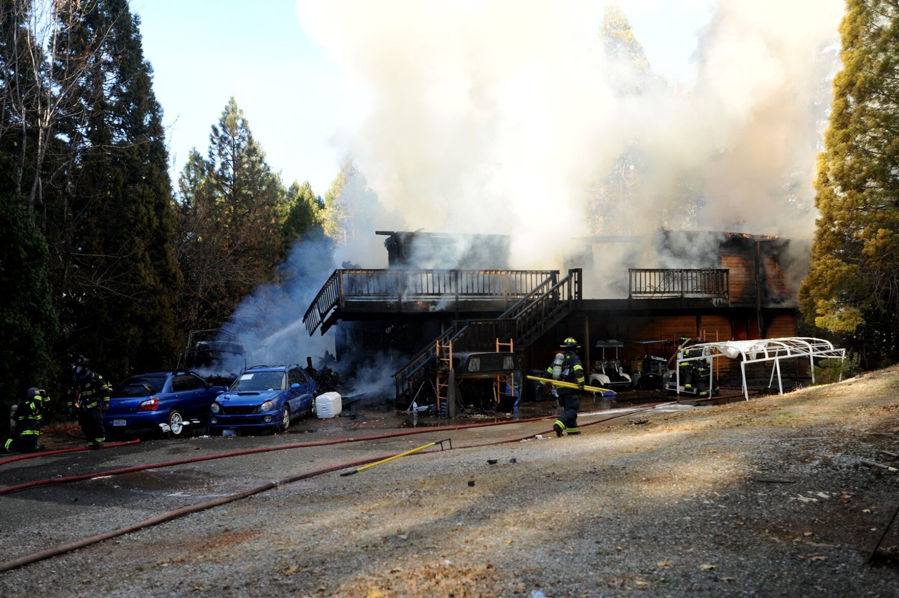 Fire burns 2story Pollock Pines home News