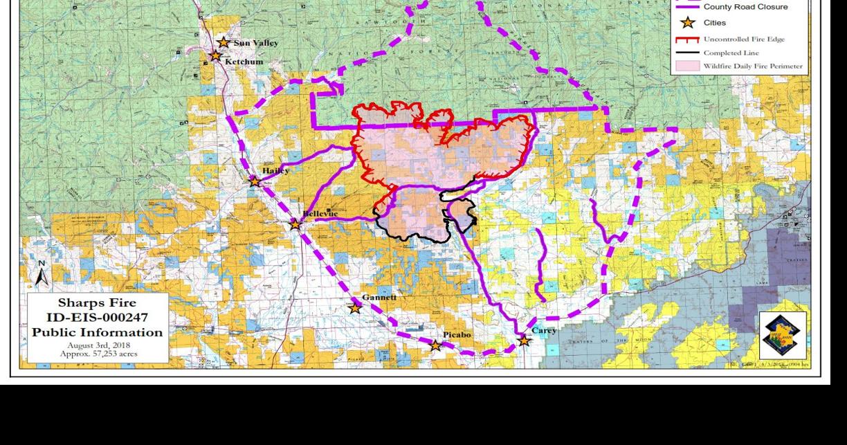 Firefighting crews cite progress in Sharps Fire | Blaine County ...