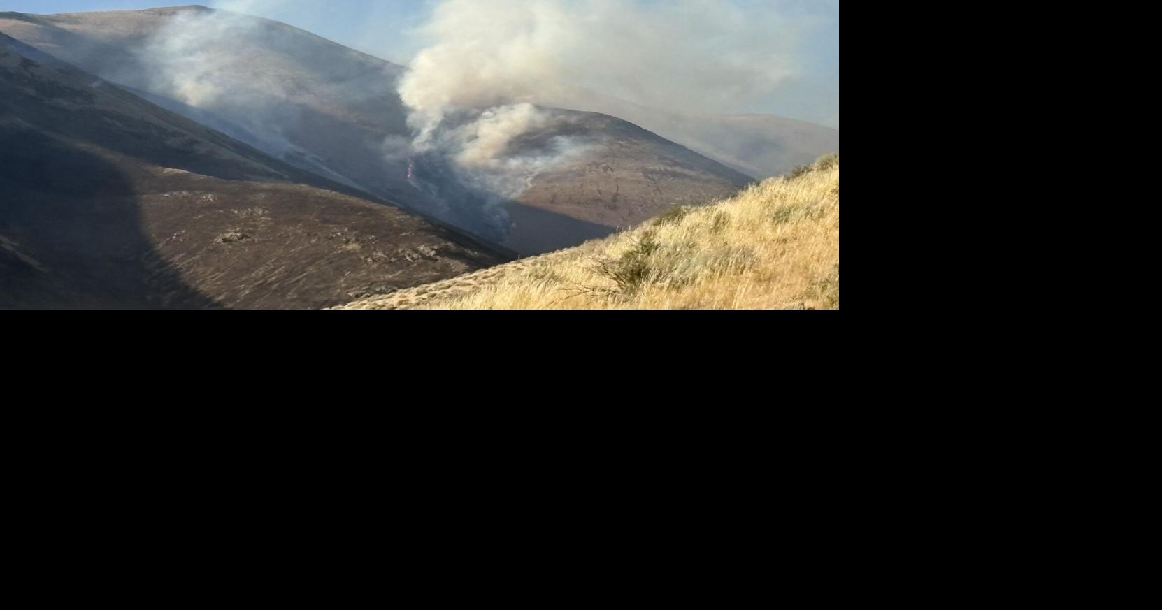 Aircraft assist firefighting efforts east of Bellevue