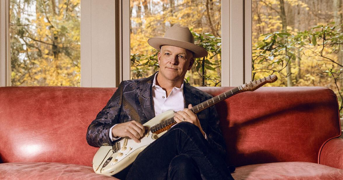 The way Albert Cummings plays the blues is not so very blue