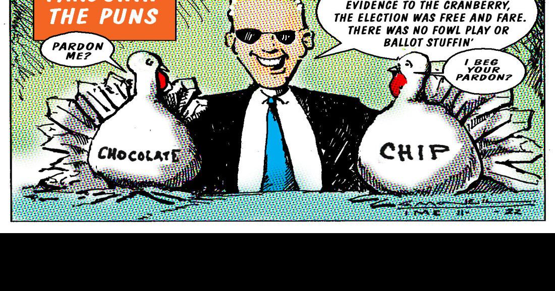 Pardoning Puns | Cartoon | mtexpress.com