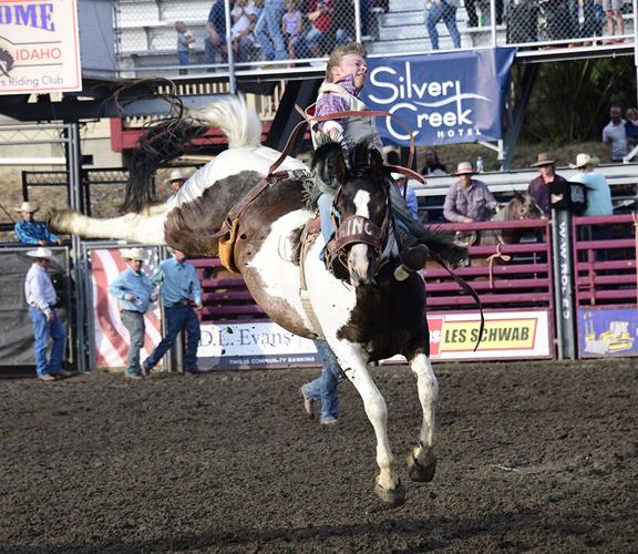 Hailey goes for a ride at the rodeo Local