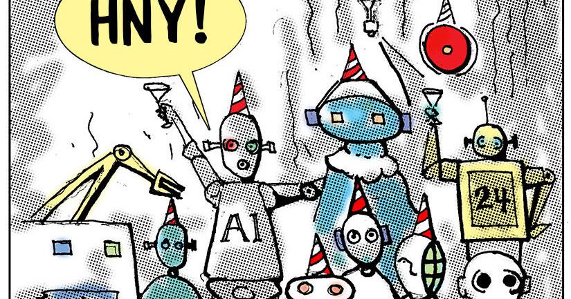 HNY | Cartoon | mtexpress.com