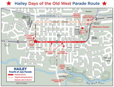 Lafayette Parade Route Map 2022