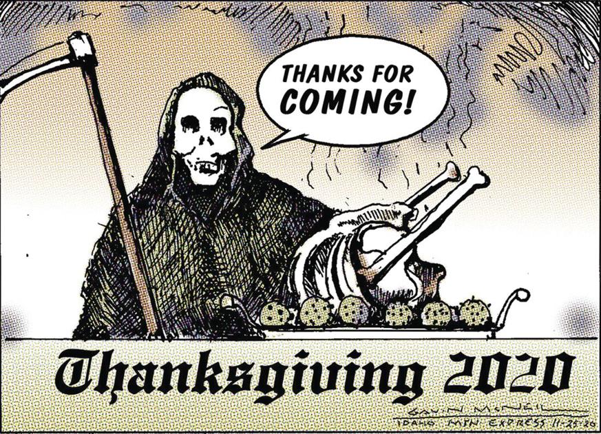 Thanksgiving 2020 | Cartoon | mtexpress.com