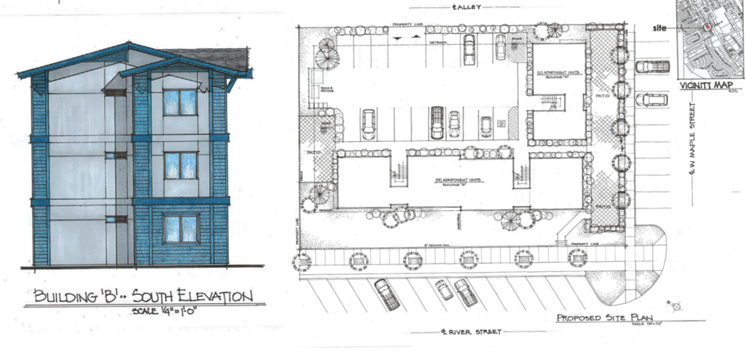 Construction on Maple Street Apartments begins Business