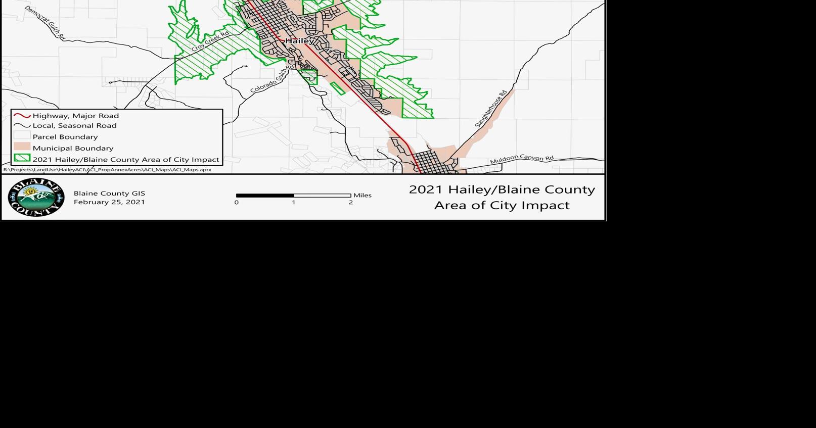 Hailey to finalize area of city impact, introduce franchise ordinance