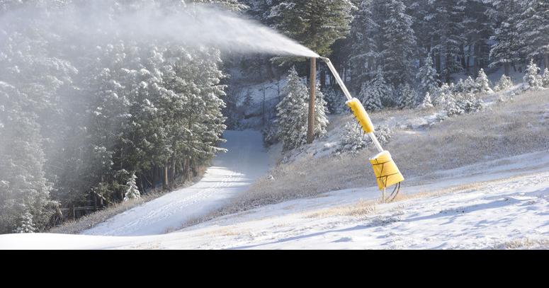 Sun Valley's snow guns boost base in lean winter, Recreation